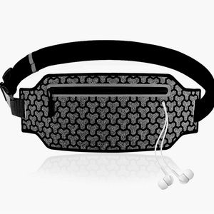 AFFRII Grey and Black Fanny Pack for Men and Women-NWT